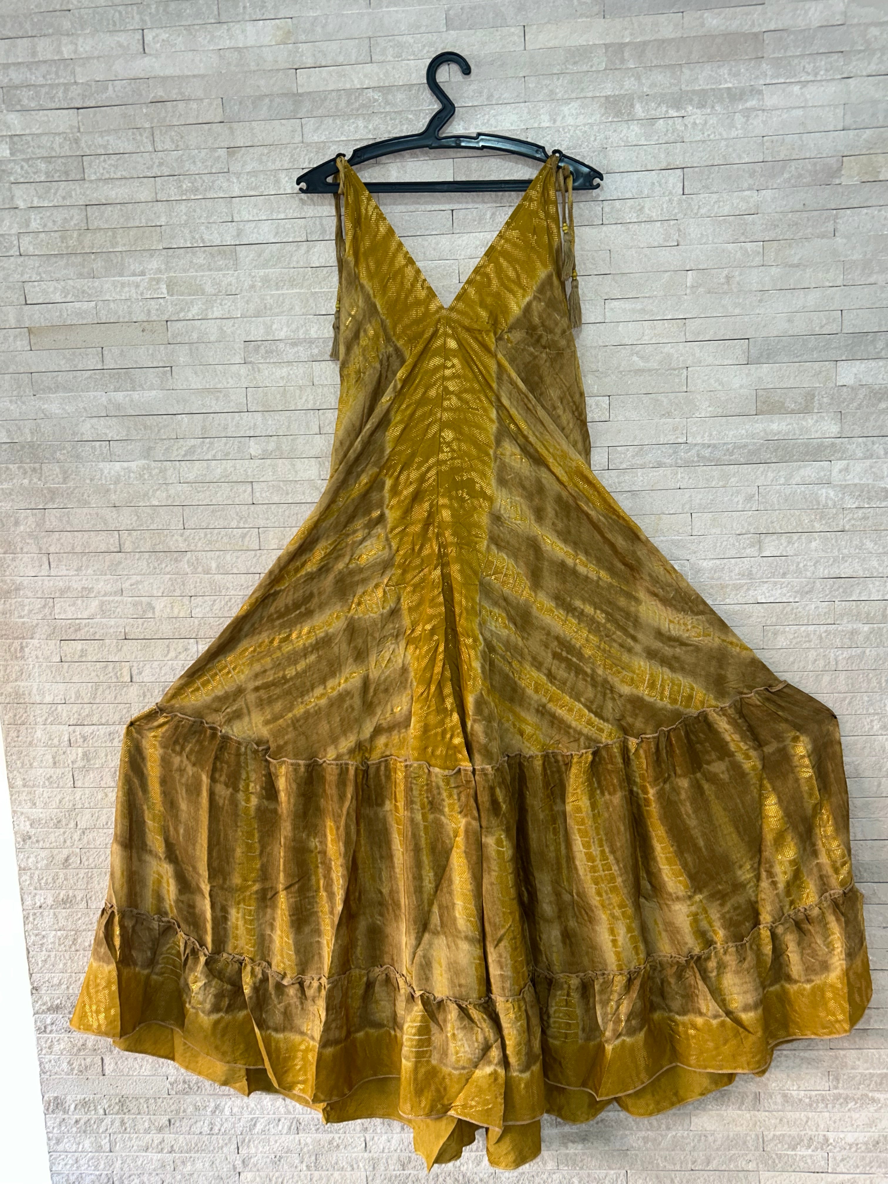 Boho Print Maxi Dress with Adjustable Straps – One Size (US 8–18)