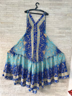 Boho Print Maxi Dress with Adjustable Straps – One Size (US 8–18)