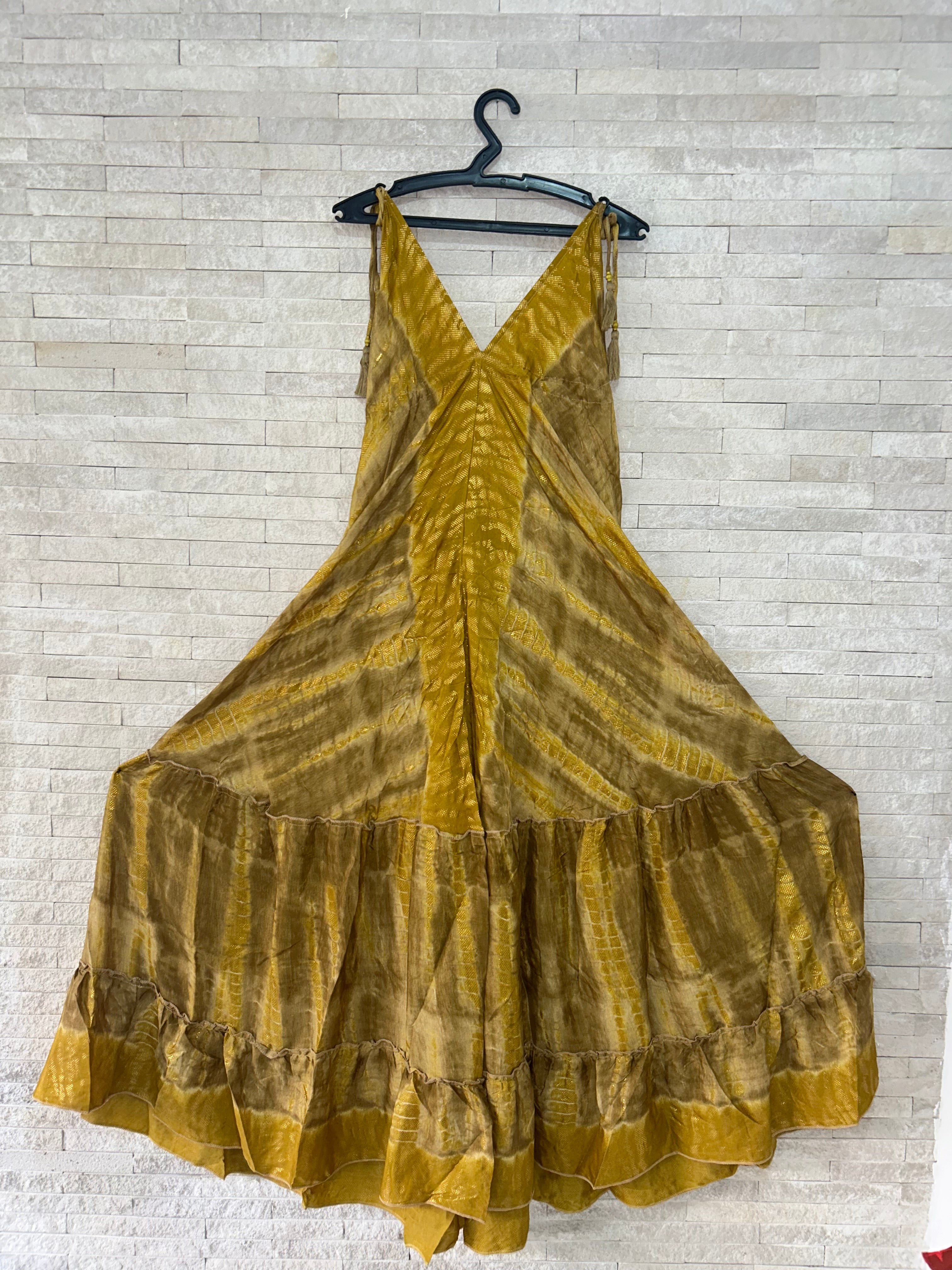 Boho Print Maxi Dress with Adjustable Straps – One Size (US 8–18)