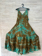 Boho Print Maxi Dress with Adjustable Straps – One Size (US 8–18)